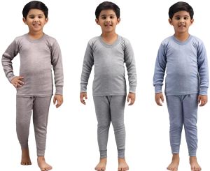 Kids Full Sleeve Thermal Wear Set