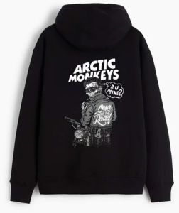 Mens Black Arctic Monkeys Hoodie