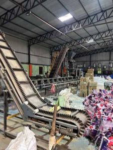 Inclined Belt Conveyor, Rated Power : Electric Powered