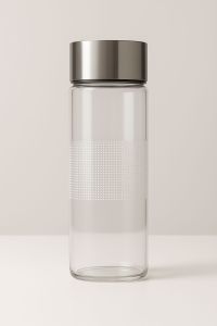 500ml Ultra Clear Glass Water Bottle