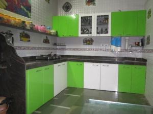 L Shaped Modular Kitchen Cabinets