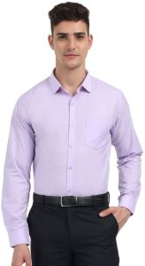 Mens Violet Formal Shirts