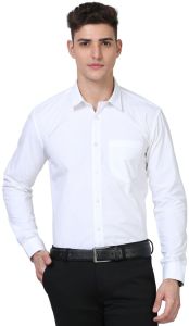 Cotton Mens White Formal Shirts, Sleeve Style : Full Sleeve 38-46