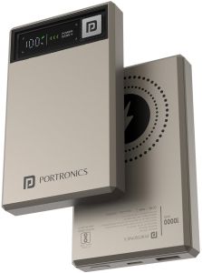 Portronics Luxcell Magclick 10k 10000 mAh 15W  Power Bank