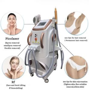 4 in 1 Clinical Ipl Laser Machine With Ndyag Pico and RF