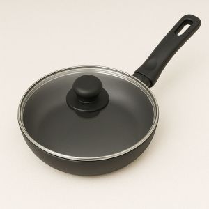 Aluminium 22cm Non Stick Fry Pan, Color : Black