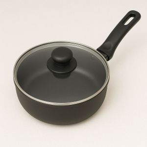 Aluminium 26cm Deep Non Stick Fry Pan, Shape : Round