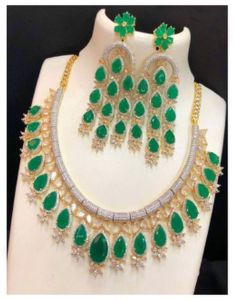 American Diamond Party Necklace Set