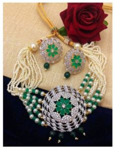Heavy Bridal Choker Necklace Set