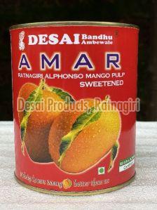 Alphonso Mango Pulp (Sweetened)