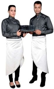 Plain Cotton Bartender Uniform, Technics : Machine Made for Hotel