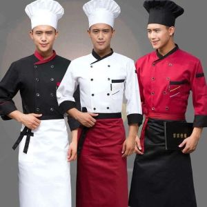 Cotton Chef Uniform, Sleeve Type : Full Sleeves, Half Sleeve