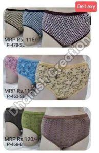 De'Lexy Printed Ladies Mid Rise Panty, Feature : Soft, Comfortable, Colorful Pattern, Anti Bacterial