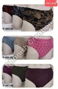 Cotton Ladies Printed Multicolor Panty