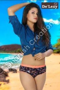 De'Lexy Ladies Printed Panty, Size : M, XL, XXL