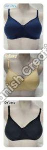 De\'Lexy Cotton Plain Lady Undergarments Padded Bra, Feature : Anti-Wrinkle, Comfortable, Easily Washable