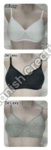 Plain Cotton Seamless Padded Bra, Size : 28, 30, 32, 34, 36, 38