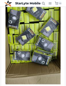 COB Rechargeable Metal Keychain Light