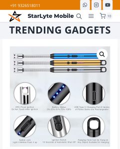 USB Rechargeable Electric ARC Lighter