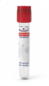 Clot Activator Non Vacuum Blood Collection Tube