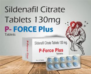 P-Force Plus Sildenafil Tablets, Packaging Size : 10*10