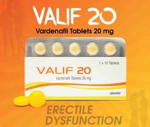 Valif 20 Mg Tablets, Medicine Type : ED PRODUCTS