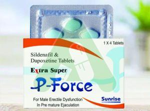Extra Super P-Force Tablets, For Erectile Dysfunction