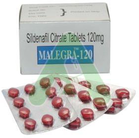 Malegra 120mg Tablets, For Erectile Dysfunction