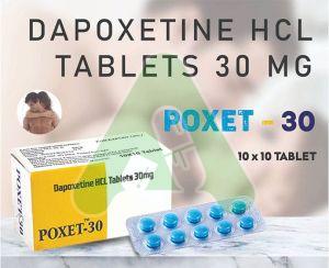 Poxet - 30 Mg Tablets, Packaging Type : Blister Pack