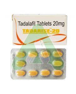 Tadarise 20 Mg Tablets, Packaging Size : 10*10, Packaging Type : Box