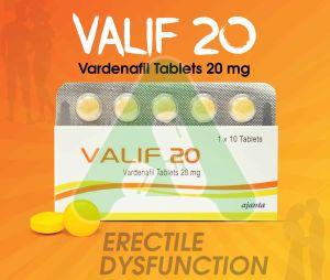 Valif 20 Mg Tablets, Medicine Type : ED PRODUCTS