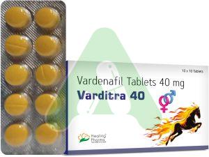 Varditra 40 Mg Tablet, Medicine Type : Ed Products