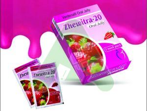 Zhewitra 20mg Oral Jelly, Packaging Size : 5 Gm X 7 Sachet