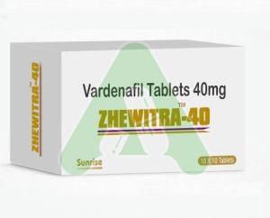 Zhewitra 40mg Tablets, For Erectile Dysfunction