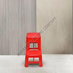 Plain Polished Italica Step Plastic Stool 600H X 540W X 555L