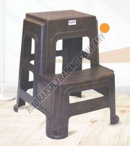 Plain Polished Plastic Muraj Step Stool, Color : Brown Standard