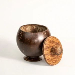 Plain Coconut Shell Jar Glasses Standard, Brand Name : Cococraze