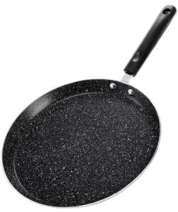 Plain Aluminium Non Stick Dosa Tawa, Color : Black