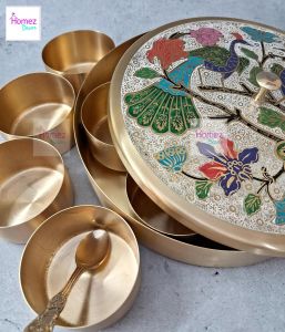 Brass Masala Box
