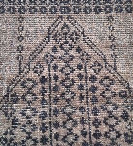 Brown Tribal Pattern Handmade Woollen Carpet, Shape : Rectangular