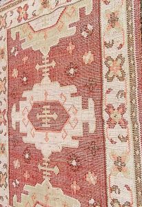 Rust Tribal Design Handmade Jute Carpet