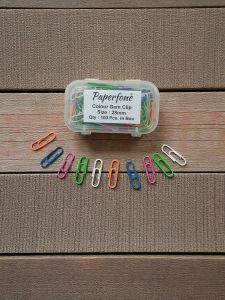 Coated Plastic Color Gem Clip 28mm, Brand Name : Paperfone