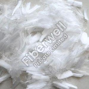 Polypropylene Construction Concrete Fiber, Color : White