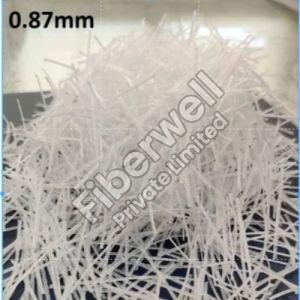 Polypropylene Raw Loose Concrete Fiber, Color : White for Construction