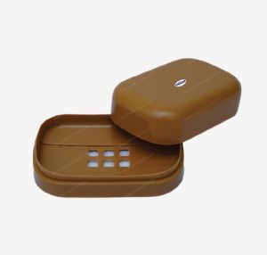 Plain Plastic Square Style Soap Containers for Bathroom