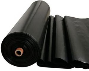Plain HDPE Geomembrane Sheet, Color : Black, Width : 4m - 8m