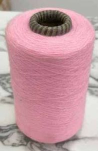 Plain 40 NE Pink Viscose Yarn, Lustre : Bright