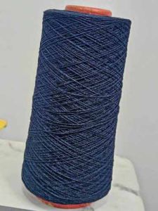 Blue Recycled Open End Cotton Yarn, Packaging Type : Box