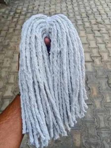 Cotton Mop Yarn, Color : White