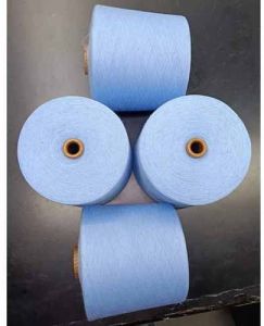 Polyester Blended Dyed Yarn, Packaging Type : Carton Box for Knitting